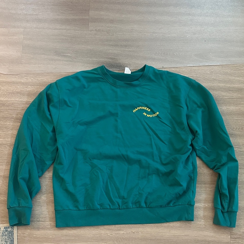 Zumba Fitness Teal Crewneck Sweater